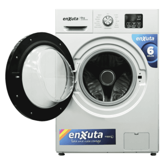 Lavarropa Automático Inverter Carga Frontal 6 kg - Silver - China - Enxuta