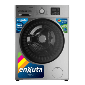 Lavarropa carga frontal Enxuta LENXS01050T 10,5 kg inverter tambor inox