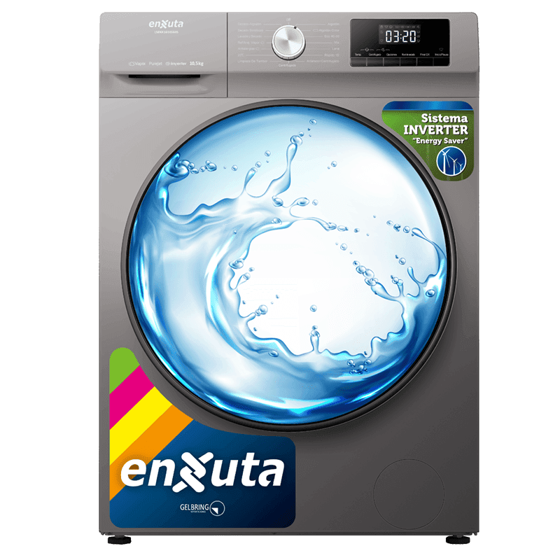 Lavasecarropas Enxuta LSENX1610560S 10,5 kg inverter