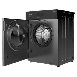 Lavasecarropa Automático Inverter Carga Frontal Negro 10,5 kg - Enxuta