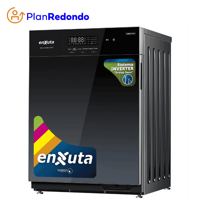 Lavasecarropas Enxuta LSENX710570 10,5 kg inverter carga frontal