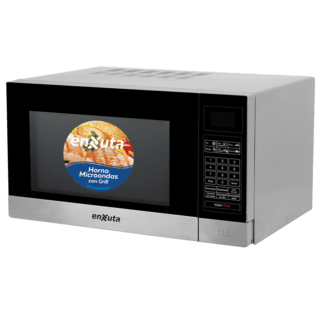 Microondas 23 Litros Digital Inox con Grill - Enxuta