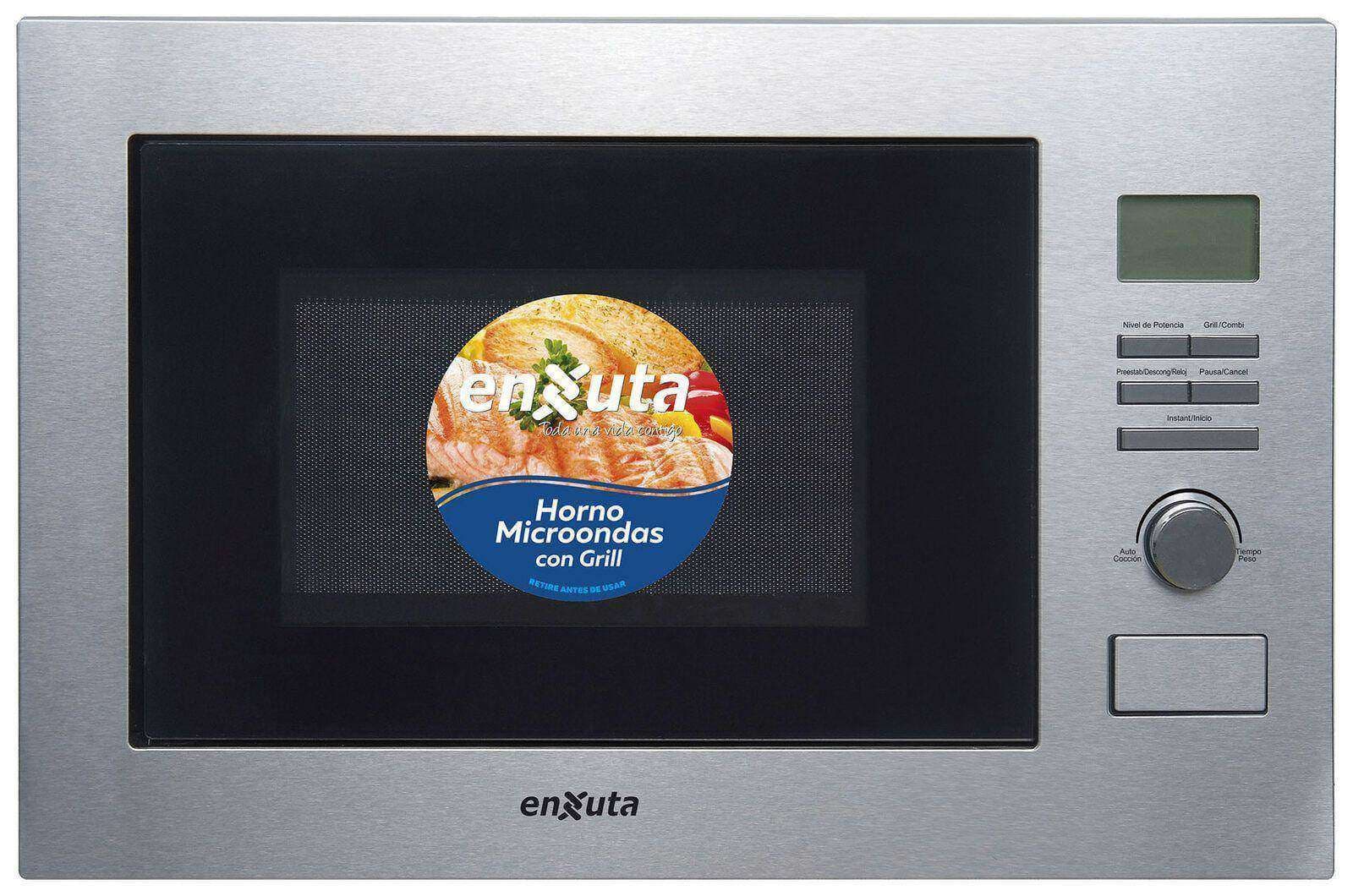 Microondas empotrar Enxuta MOENXE0325DGI 25 L 900 W microondas 1000 W grill