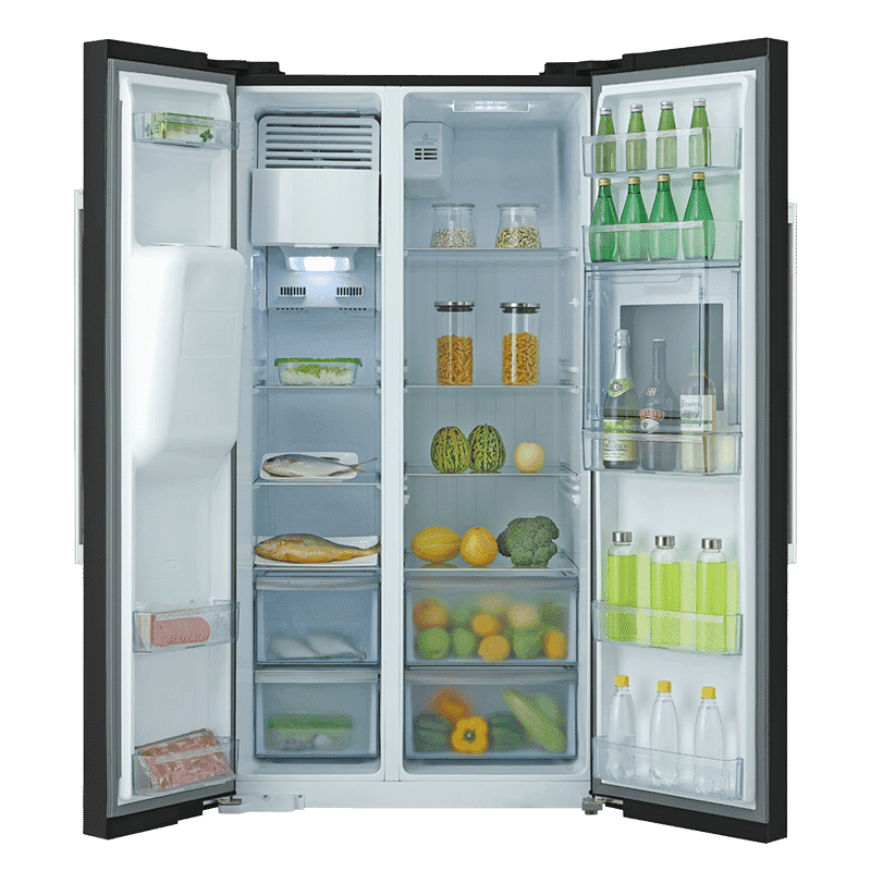 Refrigerador side by side Enxuta RENX9505I 490 L con dispensador y fábrica de hielo