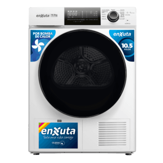 Secarropa Carga Frontal Blanco Por Bomba de Calor de 10,5 kg - Enxuta