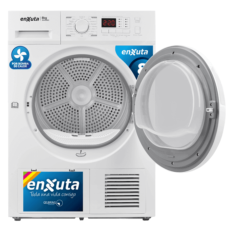 Secarropa Enxuta SENX980BC 8 kg por bomba de calor condensación