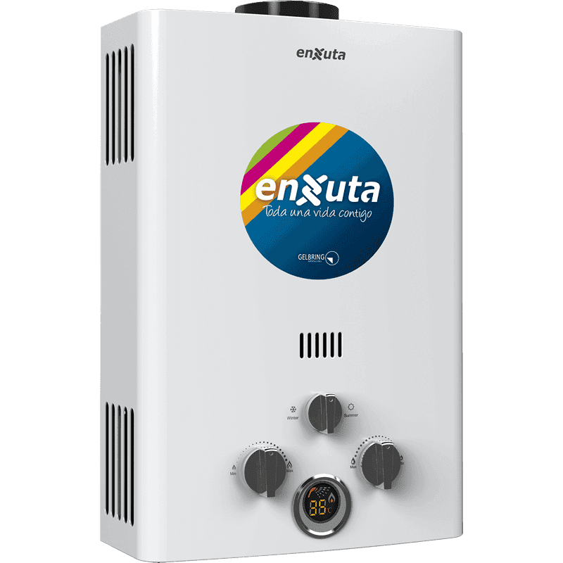 calentador a gas Enxuta TENX6G 6 L/min tiro natural