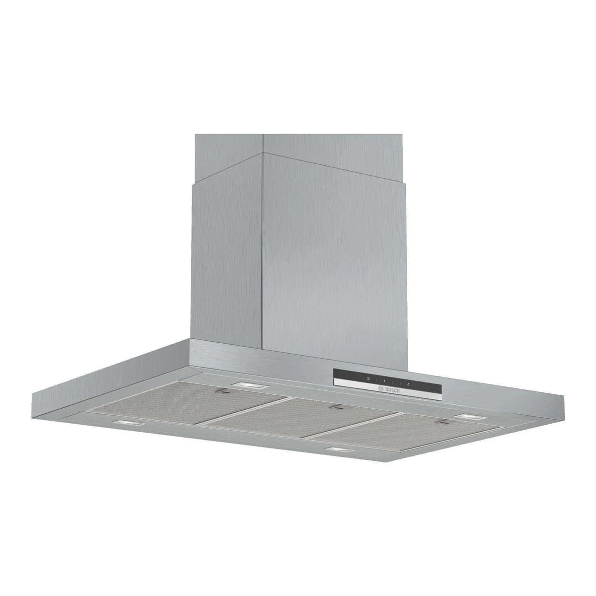Campana de isla 90 cm 438 m³/h Bosch DIB97IM50, vista frontal