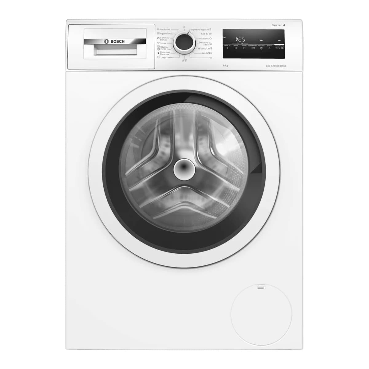 Lavarropas carga frontal 8 kg Bosch WAN24272ES, vista frontal