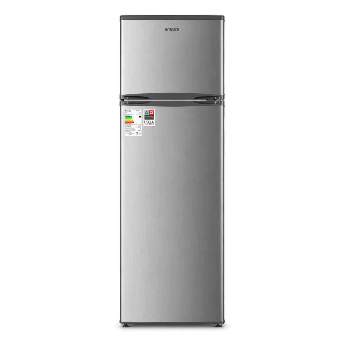 Refrigerador frío húmedo 248 L con freezer 50 L Enxuta RENX22240FHS, vista frontal
