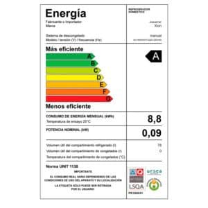 Frigobar 78 Lts. Xion XION XI-H90WHT vista 3