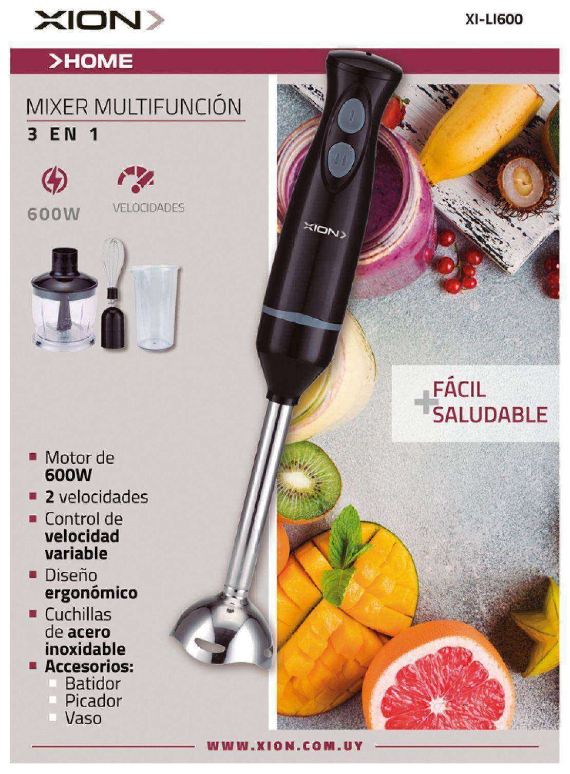 Mixer 3 En 1 600w XION XI-LI600 vista 2