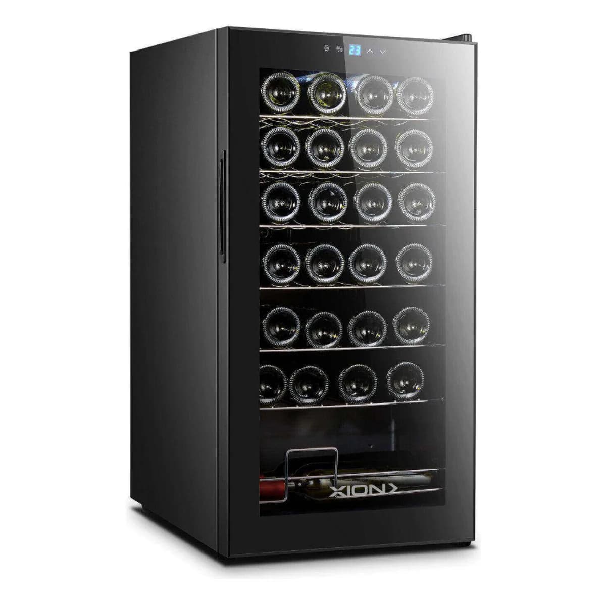 Enfriadora de vinos 28 botellas con compresor XION XI-CAVA28COMP, vista frontal