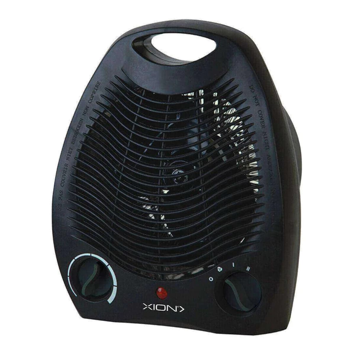Caloventilador 2000 W con termostato regulable XION XI-ES1, vista frontal