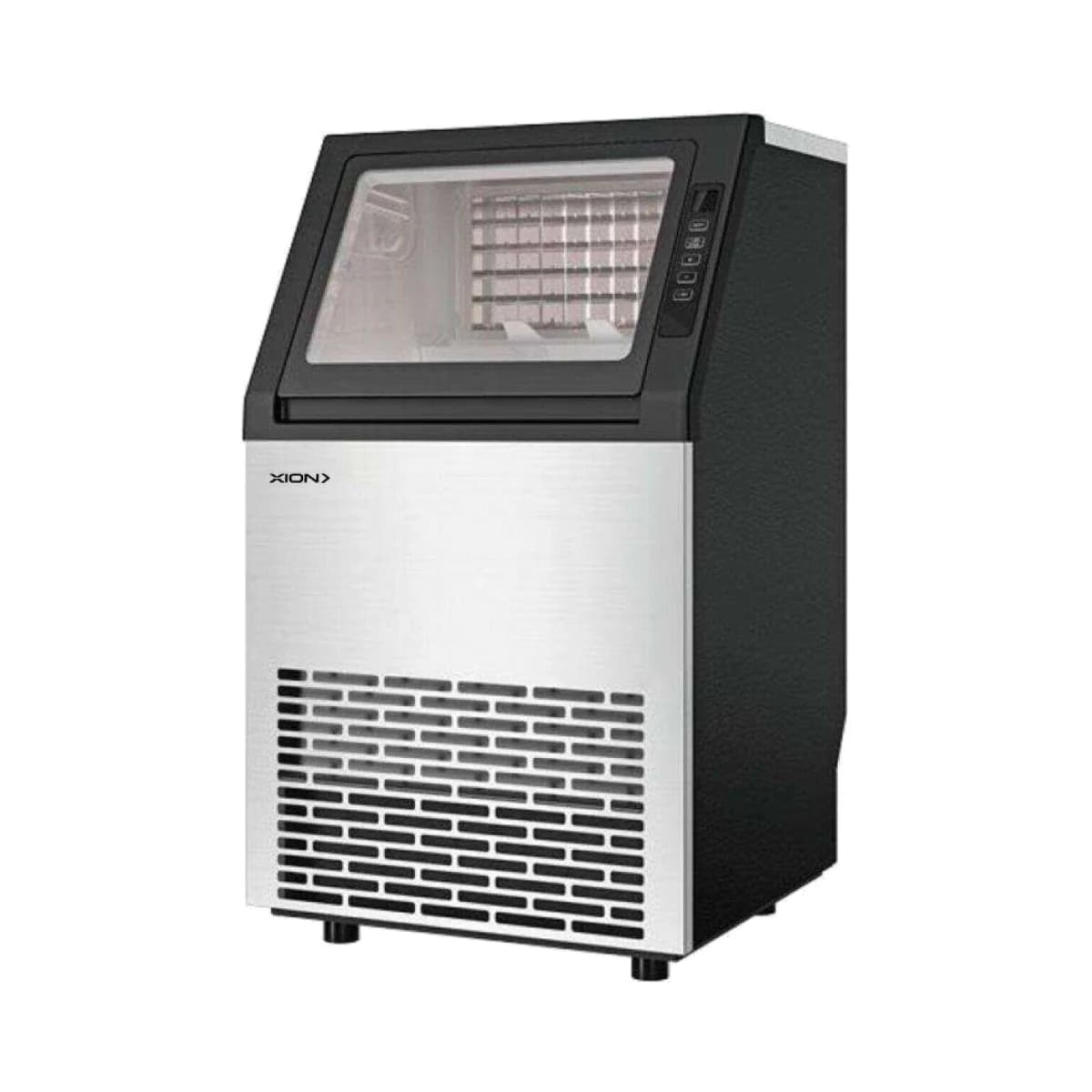Fabricadora de hielo profesional XION XI-ICE36PRO, vista frontal