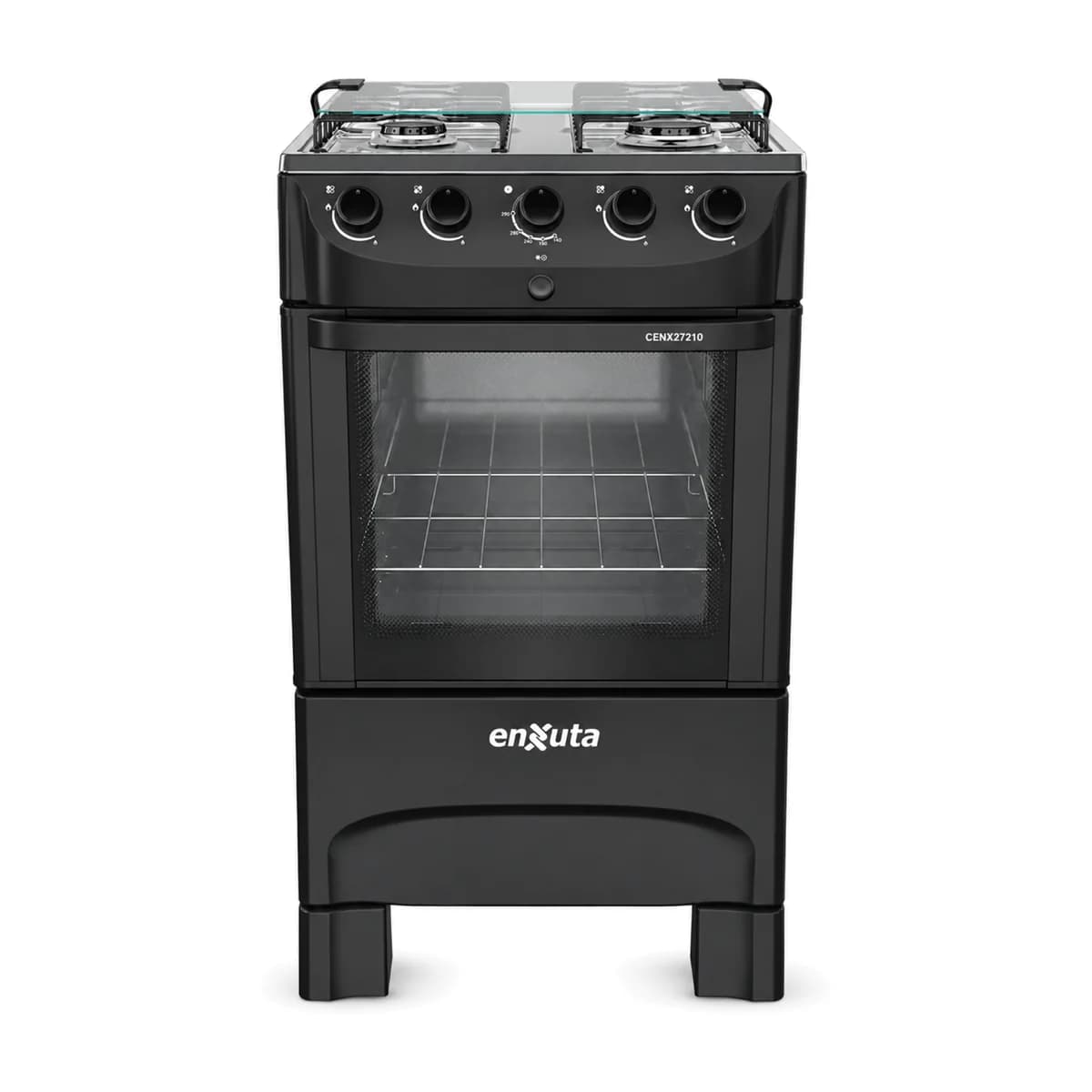 Cocina Supergas 4 Hornallas Negra con Termocupla y Encendido – Brasil