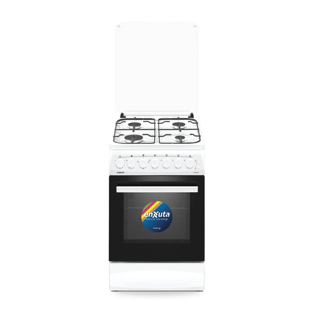 Cocina Supergas 4 Hornallas Blanca Termocupla 50×60 – Turquía Enxuta CENX5542W, vista frontal