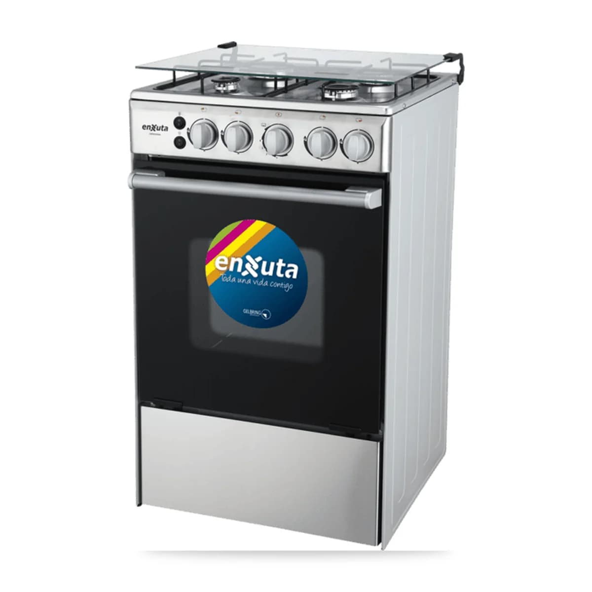 Cocina Supergas 4 Hornallas Inox con Termocupla 50x60
