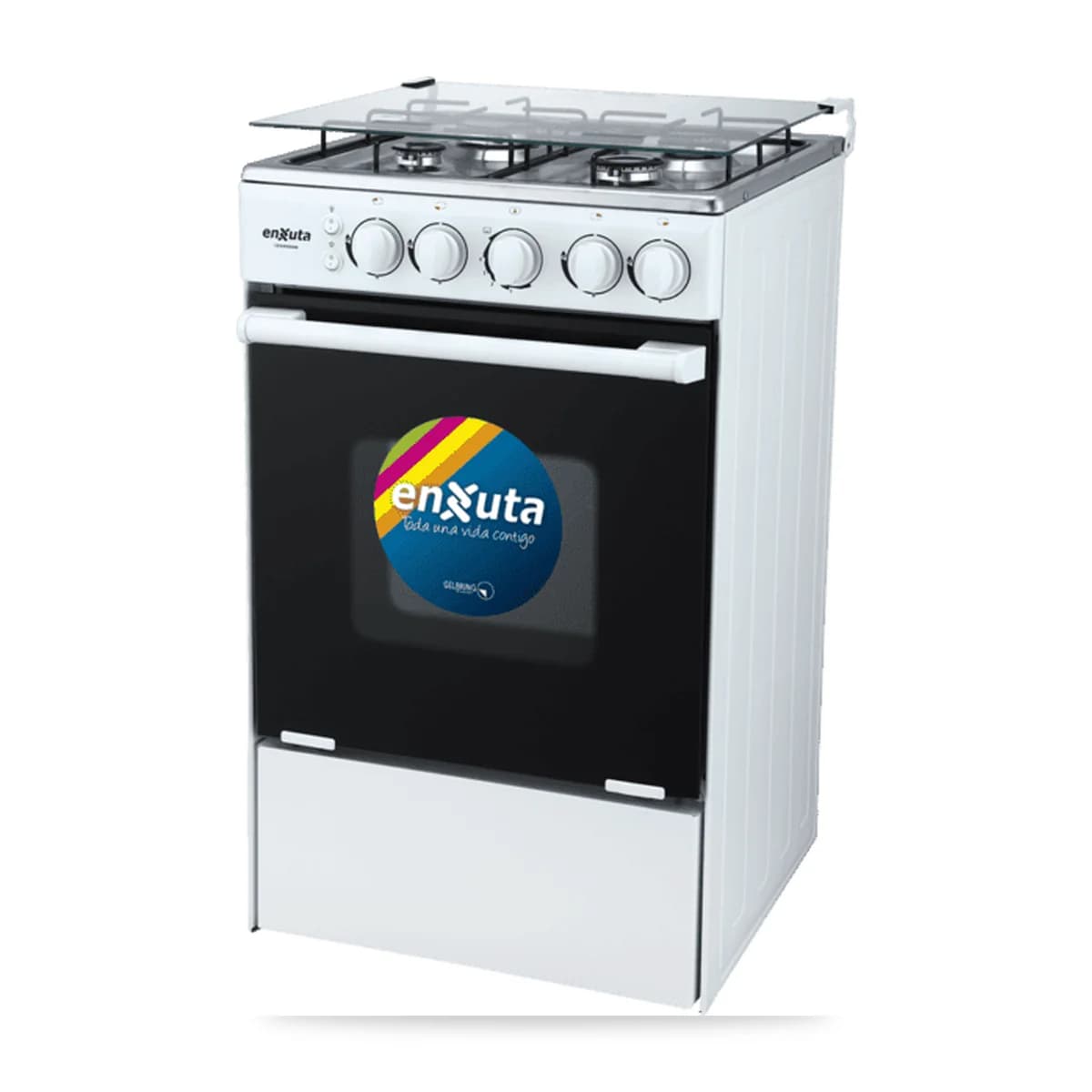 Cocina Supergas 4 Hornallas Blanca con Termocupla 50x60