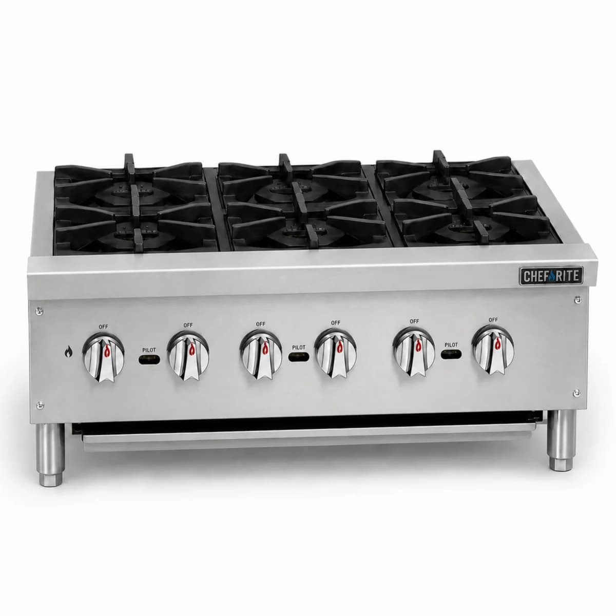 Anafe 6 Fuegos Chef Rite DCHPA36