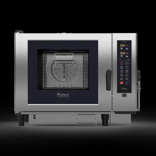 Horno combinado a gas 6 GN 1/1 con Steam Power | Prática CG-MAX6
