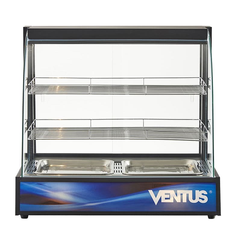 Vitrina calefaccionada Jameco VMCD-2 sobremesa vidrio curvo