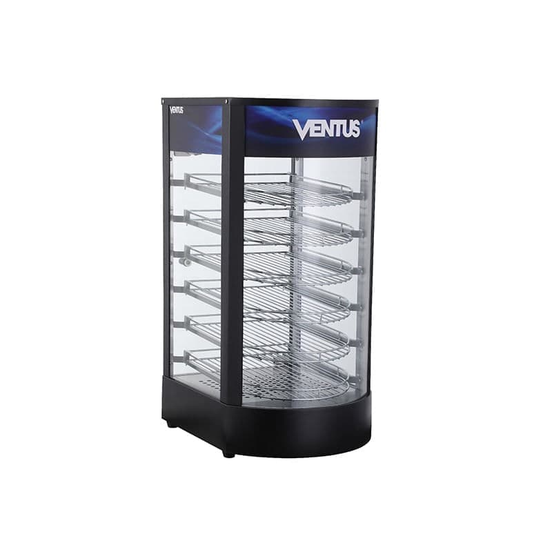 Vitrina mantenedora de calor Jameco VMCD-1A sobremesa 6 repisas