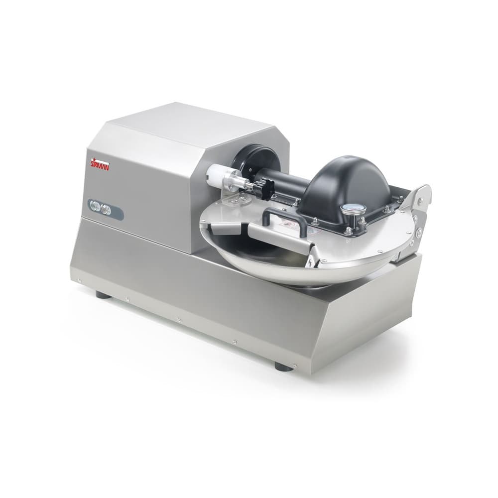 Cutter profesional de tazón rotativo Sirman Katana 12 VV en acero inoxidable