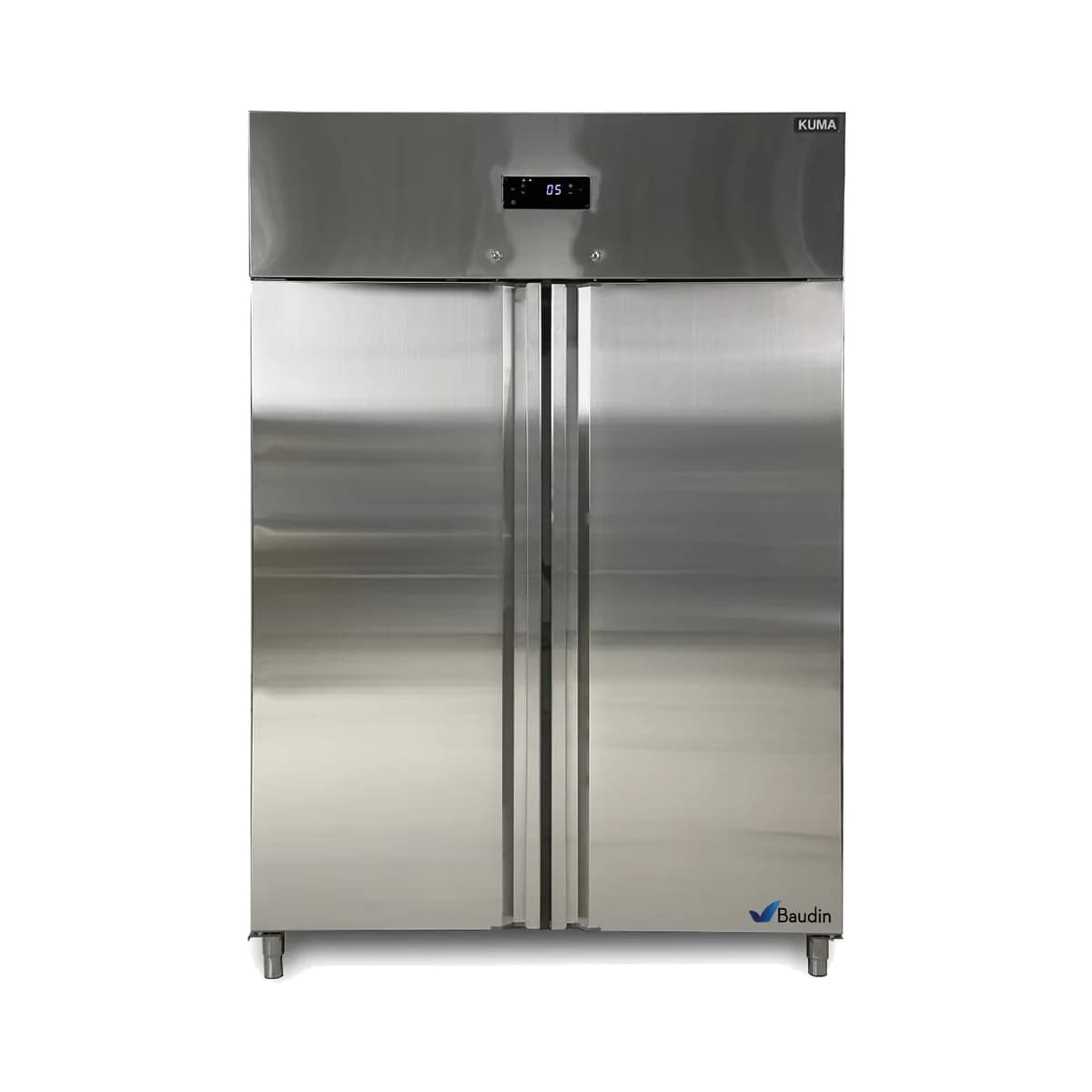 Heladera Comercial de Acero Inoxidable KUMA E1R1371N2, vista frontal