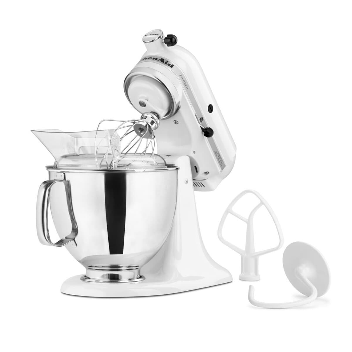 Batidora Planetaria 4,8 L | KitchenAid Artisan Blanca