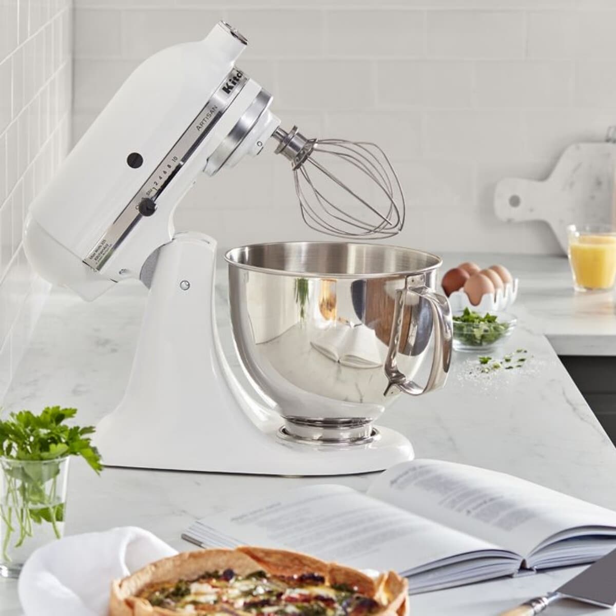 Batidora Planetaria 4,8 L | KitchenAid Artisan Blanca