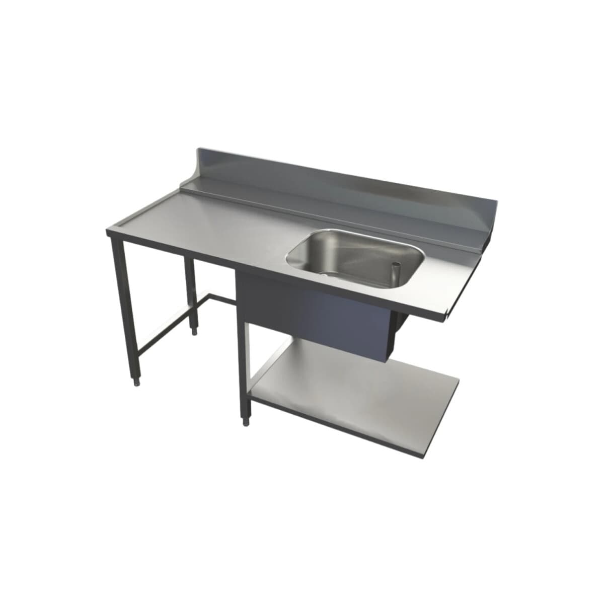Mesada de entrada con pileta 120 x 76 cm | Krupps PLV120