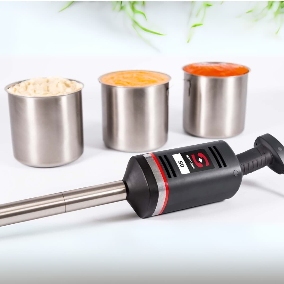 Mixer triturador profesional brazo 42 cm hasta 80 L | Sammic XM-51