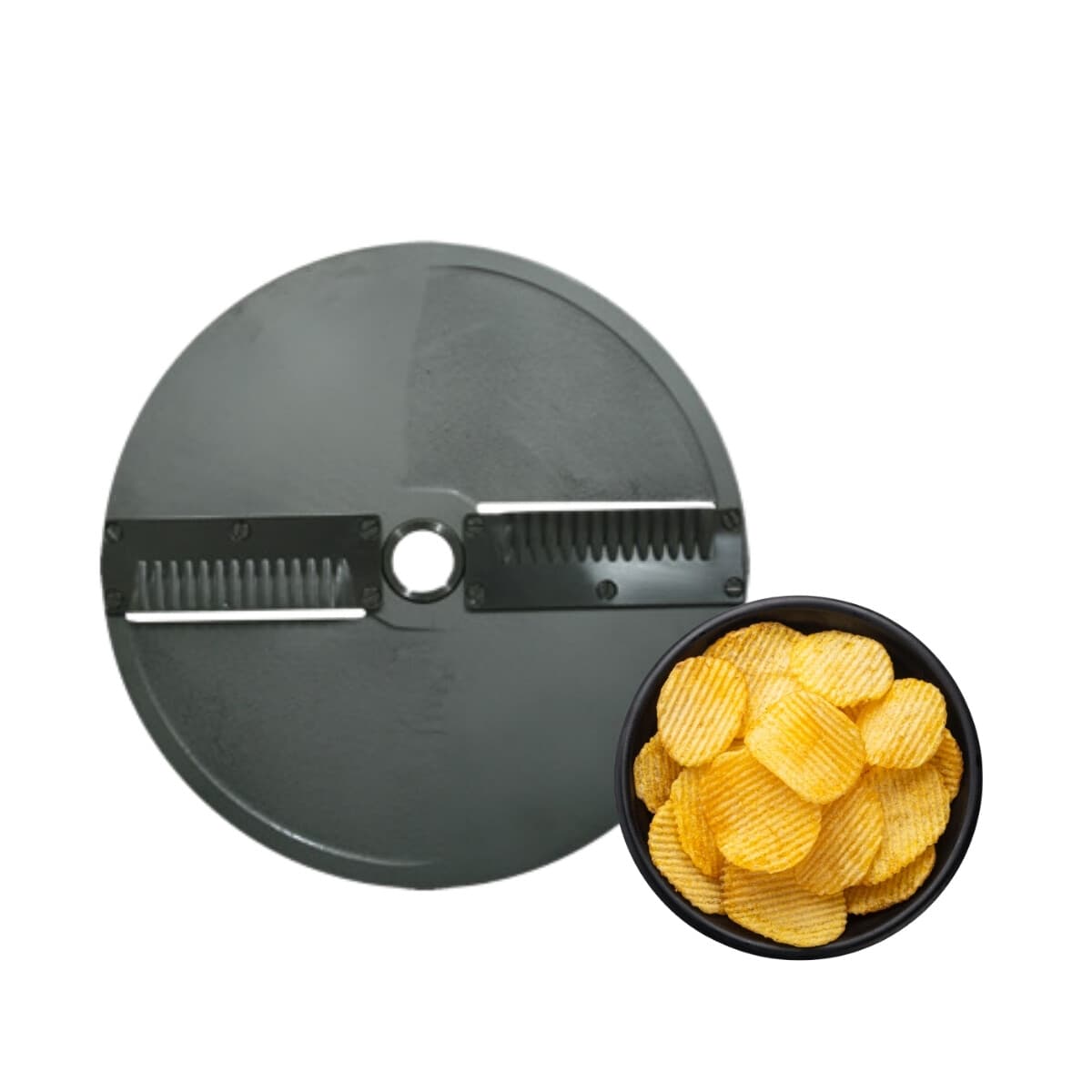 Disco de corte en rodajas rizadas 4 mm | Skymsen W4