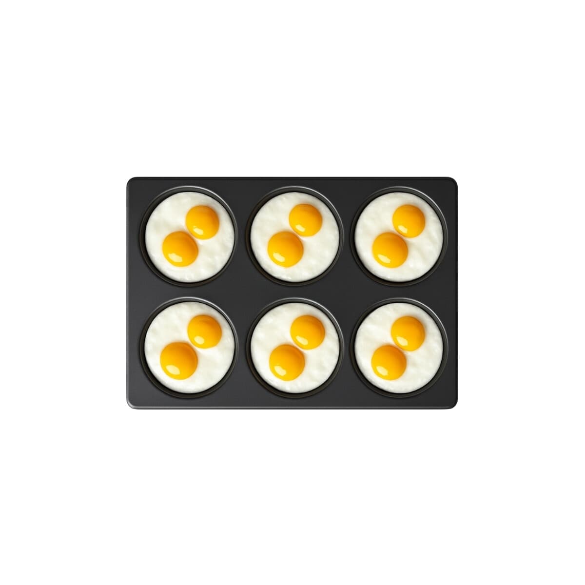 Bandeja para huevos y tortillas de aluminio antiadherente GN 1/1 | Unox TG935