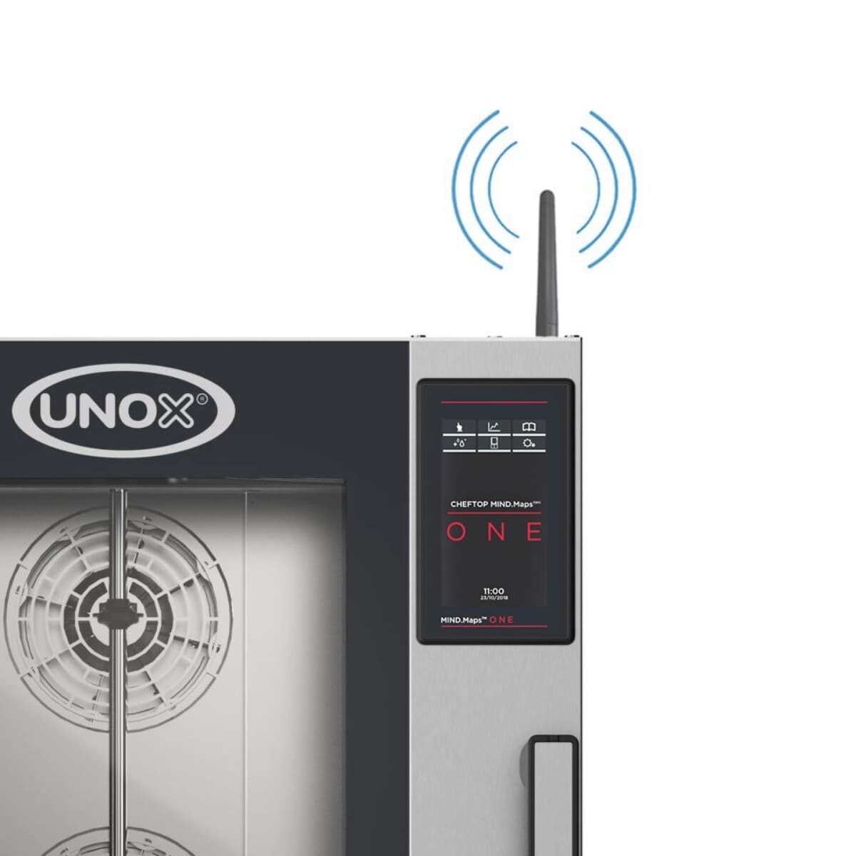 Horno combinado eléctrico 3 bandejas GN 1/1 | Unox XEVC-0311-E1RM