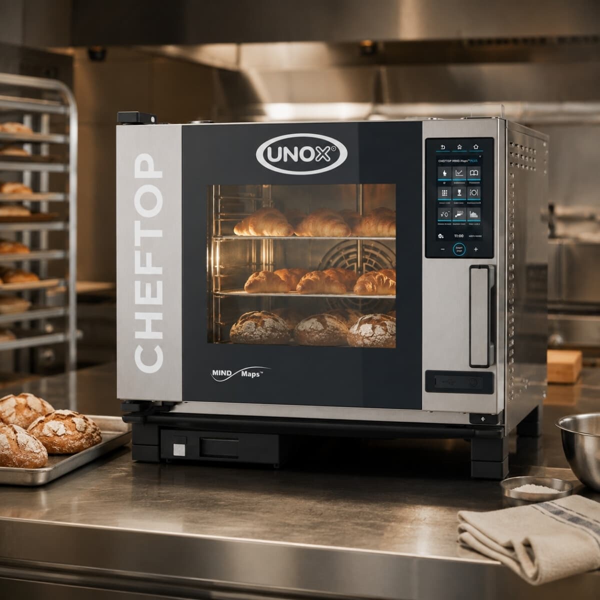 Horno combinado eléctrico 5 bandejas GN 1/1 | Unox XEVC-0511-EPRM
