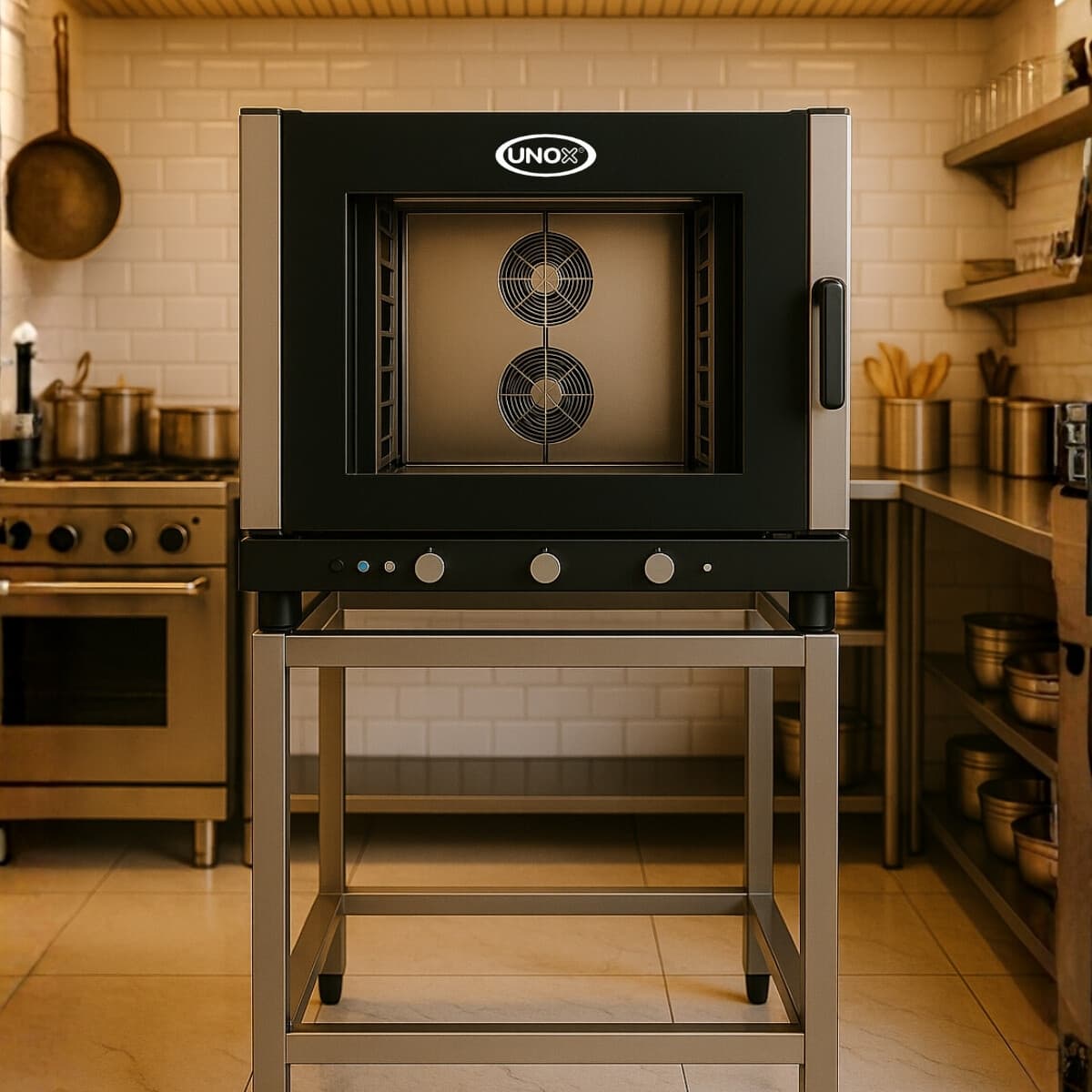 Base de acero inoxidable para hornos Chef Lux y Baker Lux | Unox XR168