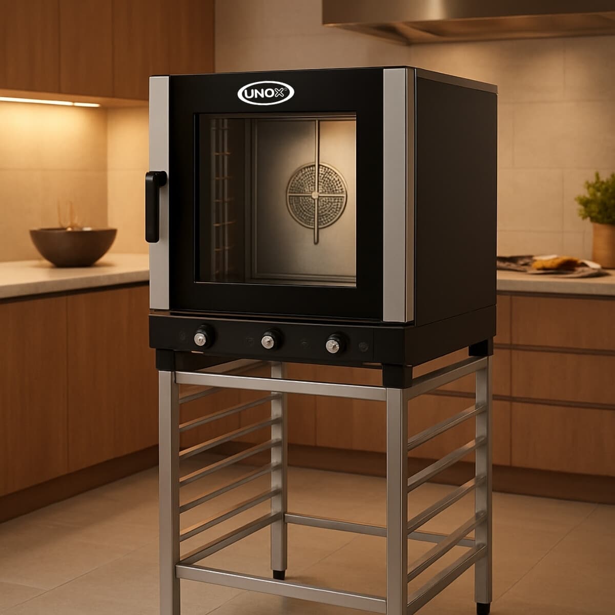 Soporte lateral 7 bandejas GN 1/1 para base XR168 | Unox XR727