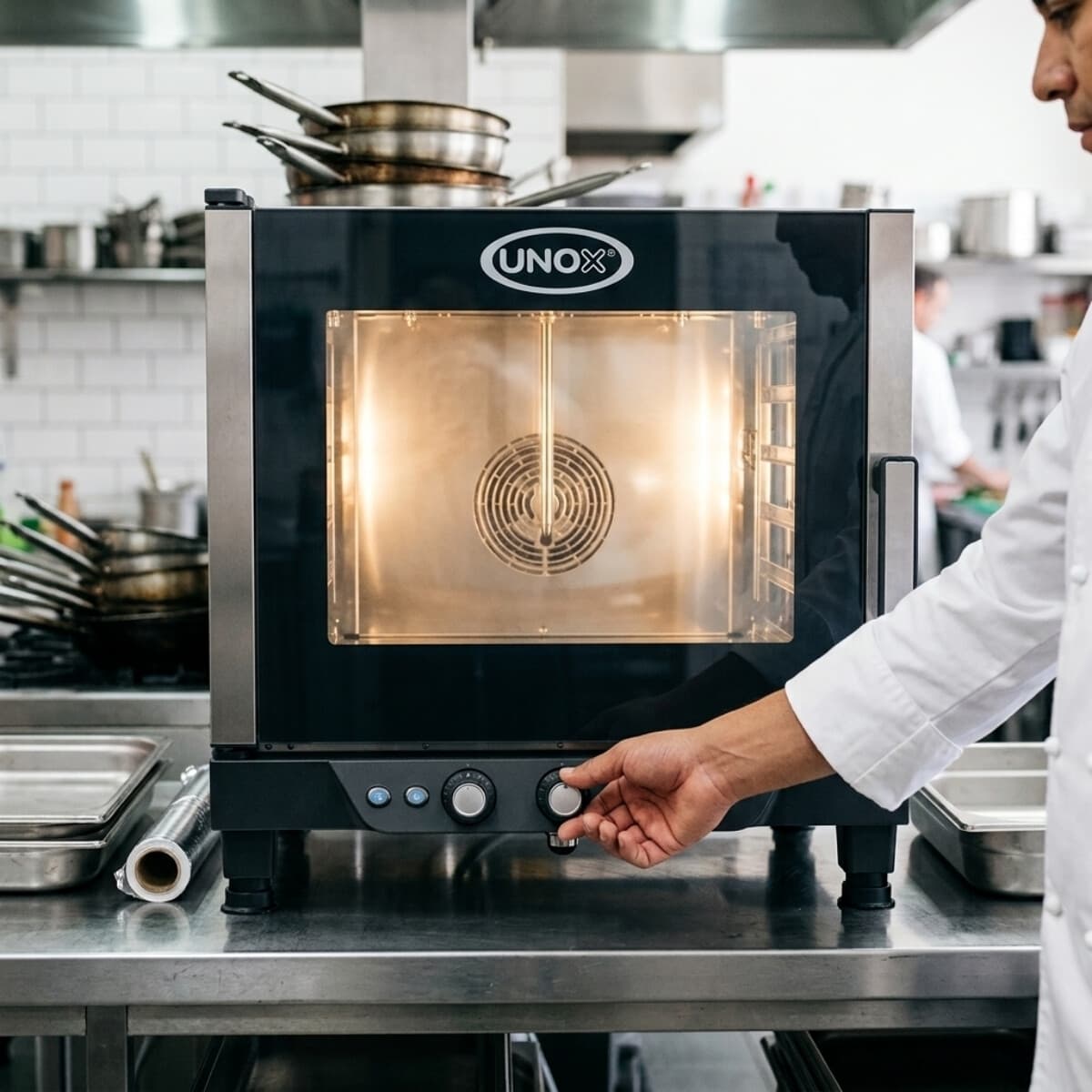 Horno de convección con humedad 5 bandejas GN 1/1 | Unox XV393