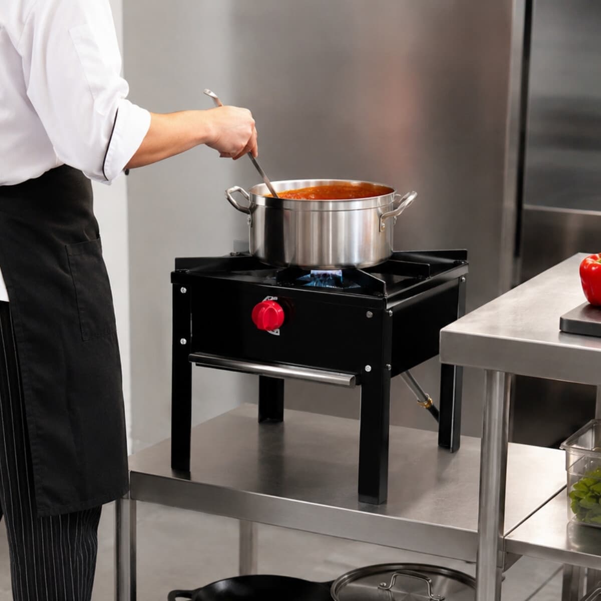 Anafe a gas 1 hornalla con termocupla | Ventus VABG-1-ECO