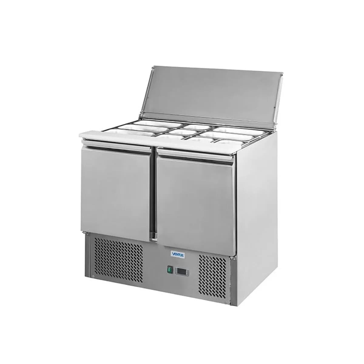 Heladera bajo mesada con topinera 240 lts 2 puertas | Ventus VMRSL-380