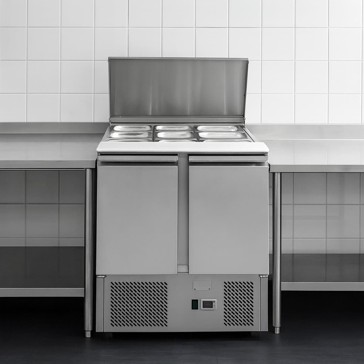 Heladera bajo mesada con topinera 240 lts 2 puertas | Ventus VMRSL-380