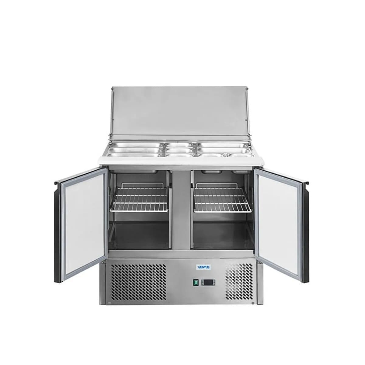 Heladera bajo mesada con topinera 240 lts 2 puertas | Ventus VMRSL-380
