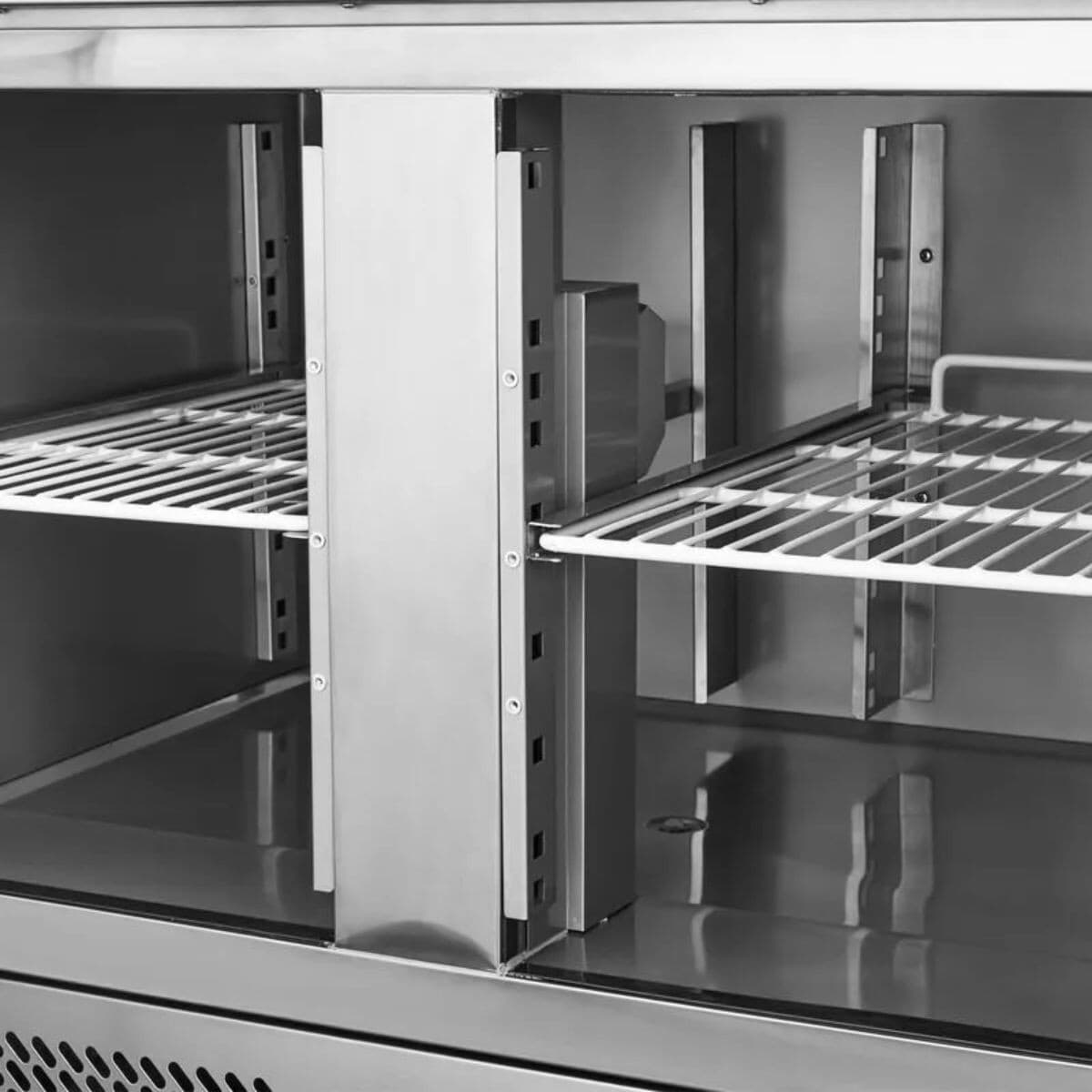 Heladera bajo mesada con topinera 240 lts 2 puertas | Ventus VMRSL-370