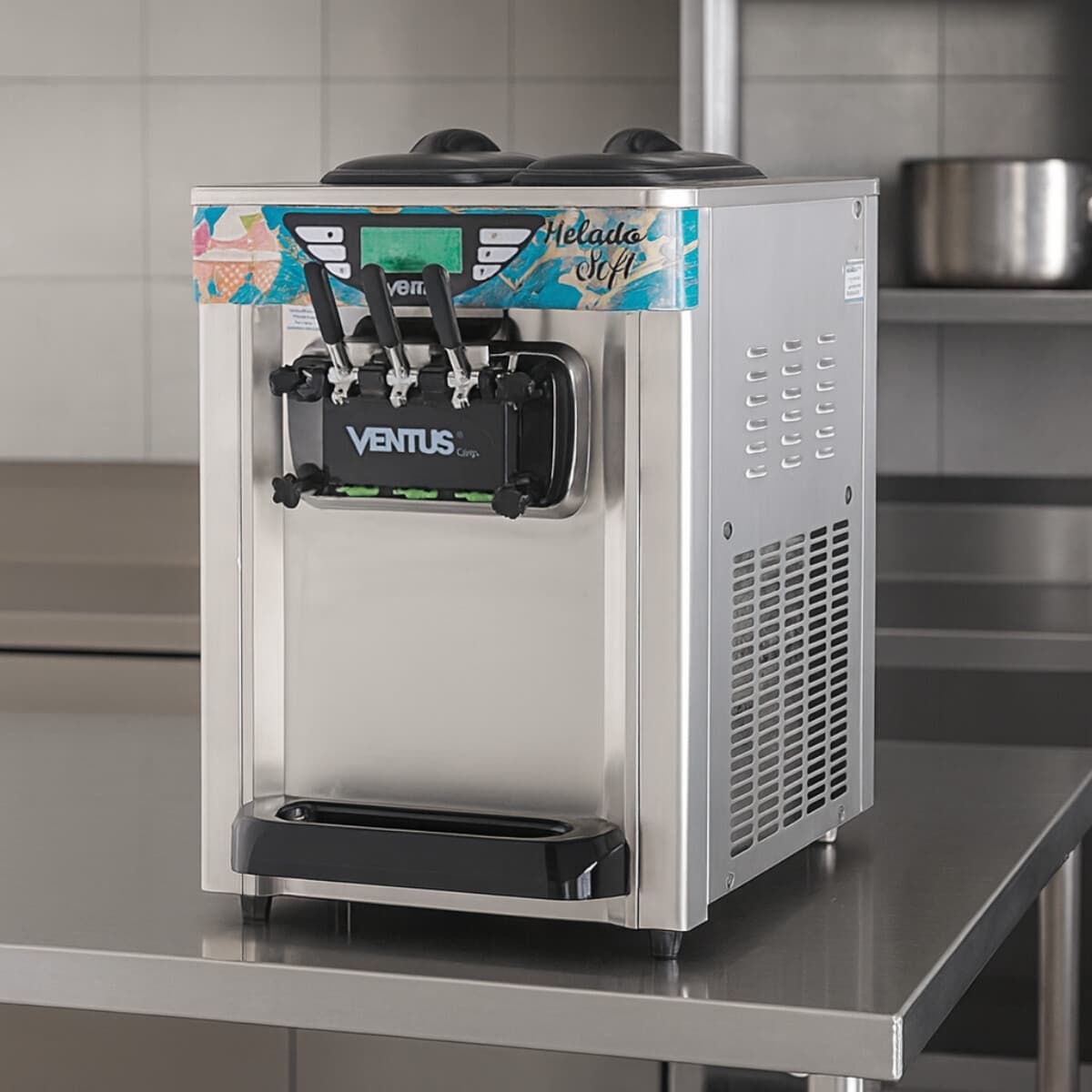 Máquina de helado soft de mesa 30 litros/hora | Ventus VSP-30S