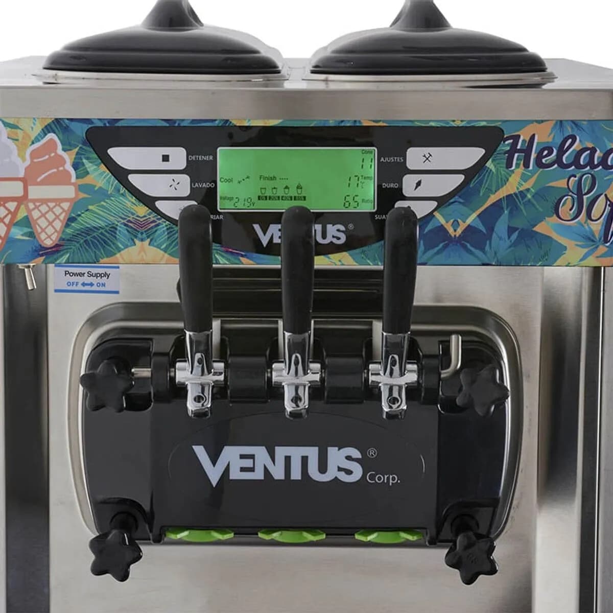 Máquina de helado soft de mesa 30 litros/hora | Ventus VSP-30S