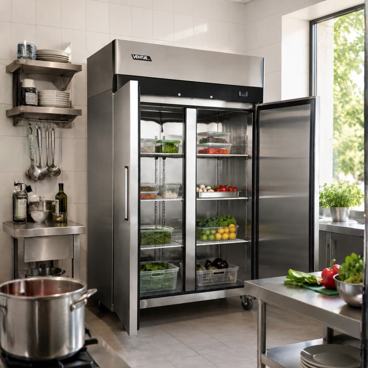 Heladera vertical 2 puertas 900 litros | Ventus VREF-1000BEN