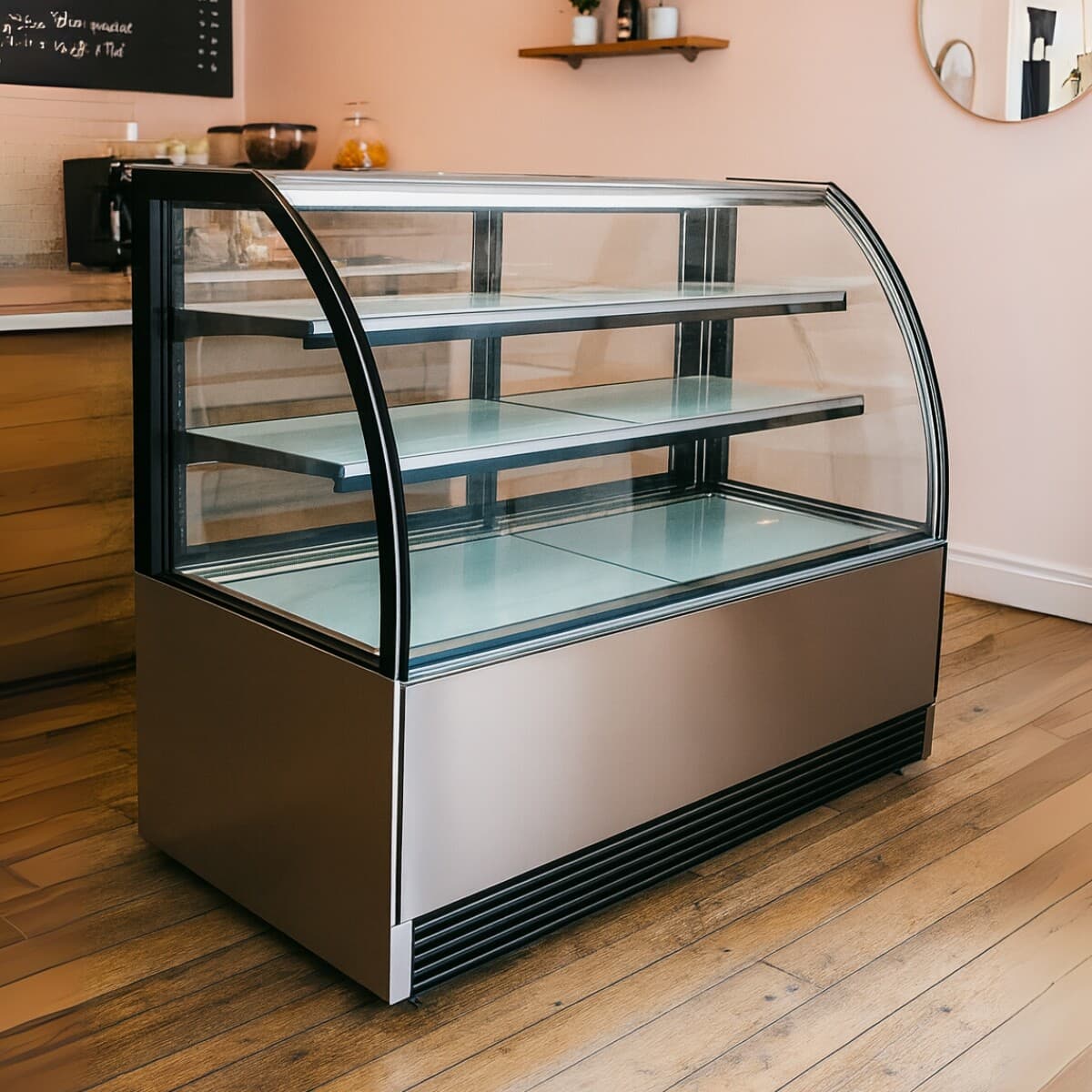 Vitrina refrigerada curva 380 lts | Ventus VP-1000E