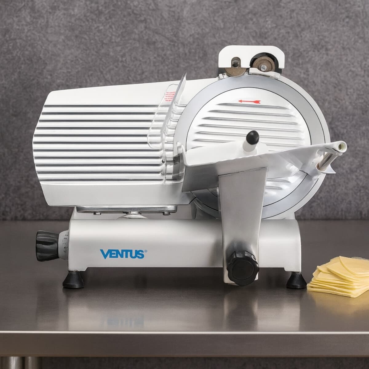 Cortadora de fiambre 30 cm inoxidable | Ventus V-300